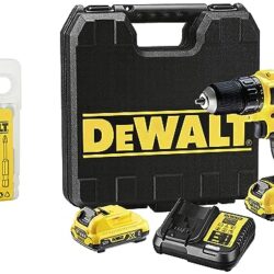 DEWALT DCD710D2 12V 10mm Cordless Drill Driver With DEWALT DT7246-QZ 50mm Ph2x5 Torsion Screwdriver Bit (Pack of 5)