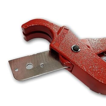 KROST Long PVC Pipe Cutter 42mm Aluminium Pipe Cutter (Red) (42mm Aluminium Pipe Cutter)