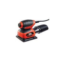 BLACK+DECKER KA400 1/4” 220W Sheet Sander & BLACK + DECKER G720 Small Angle Grinder Machine (Corded) for Grinding, Polishing and Cutting, 820 Watts, 4 inch (100mm) (Red & Black)