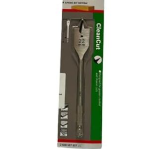 Bosch Professional Wood Spade Bits Clean Cut Range With Diameter 22Mm &Total Length 160Mm,Pack Of 1