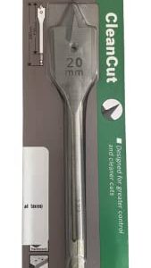 Bosch Professional Wood Spade Bits Clean Cut Range With Diameter 20Mm & Total Length 160Mm, Pack Of 1