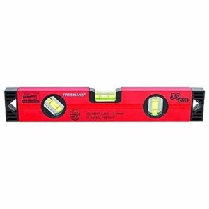 FREEMANS Box Section Aluminum Spirit Level (30), 1 Piece
