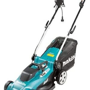 Makita ELM 3720 Heavy Duty Electric Lawn Mower, Forward Speed:Adjustable,20-55 Mm,1400W 15 inch Width (1PC MAKITA Travelling Bag Free) Shown in Image