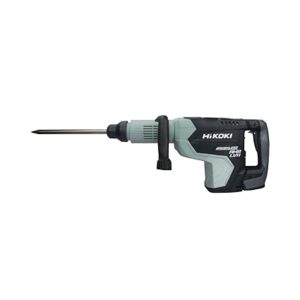 HIKOKI H60MES9Z- Demolition Hammer with SDS Max Bit Shank, 1500W Powerful Motar,With Low Vibration Handle, 11.6 kg, Bull Point, Side Handle, Carrying Case Included