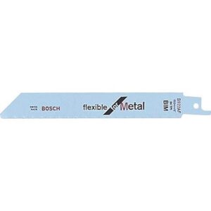 Bosch Professional Reciprocating Saw Blades, For Metal, S 922 Af, Blade Length 150Mm,Suitable For Thin Sheet Metals, Fine Pipes/Profiles, Effortless, Fine Cut, Pack Of 5