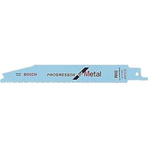 Bosch Professional Reciprocating Saw Blades, For Metal, S123Xf, Blade Length 150Mm, For Regular-Strength Steel Pipes And Profiles Of Wall Thickness From 1Mm To 8Mm, Pack Of 5