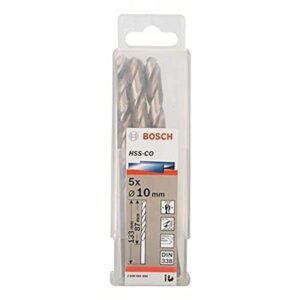 Bosch Professional Metal Drill Bit HSS-Co, 10.0x133mm, 5pcs