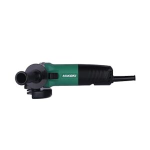 HIKOKI G10SR4S9Z- Corded 100mm Angle Grinder with Slide Switch, 730 Watts Powerful Motar For More Comfort And Control, 10000 RPM, Side Handle, Grinding Wheel, Wrench Carry Case Included