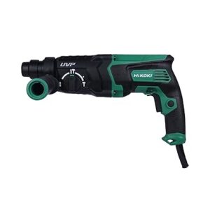 HIKOKI DH28PCY2S9Z Corded Rotary Hammer Drill Machine with 850 W, SDS-Plus Bit Shank Chuck With Drilling Upto 32mm And Core Drilling Upto 50mm, 4300 RPM, 3.0 kg, Side Handle, Carrying Case Included