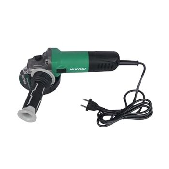 HIKOKI G13SWS9Z- Corded 125mm Angle Grinder with 1200 Watts Powerful Motar with 0-V Restart Protection, 11000 rpm, Grip Circumference 277mm, 2.4 Kg, with Side Handle, Wrench Included
