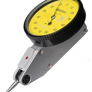 Mitutoyo 513-401-10E DIAL TI, BAS, STD 0.14 mm, 1 μm Accuracy, 0.001 mm, Yellow