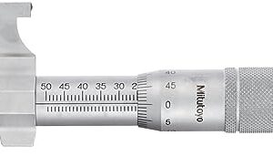 Mitutoyo 145-186 Vernier Inside Micrometer, Caliper Type, 25-50mm Range, 0.01mm Graduation, -0.006mm Accuracy