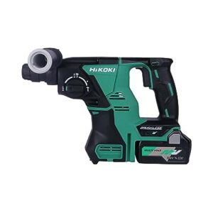 HIKOKI DH36DPAWRZ – Cordless Rotary Hammer Drill Machine 36V,SDS-Plus Chuck With Drilling Upto 32mm And Core Drilling Upto 50mm, 4300RPM, 3.9kg, 2 Batteries, Charger & Carry Case Included