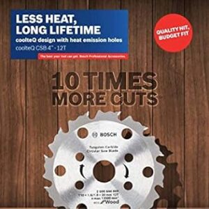 BOSCH TUNGSTEN CARBIDE CIRCULAR SAW BLADE 4″ * 12T Pack Of 1 piece