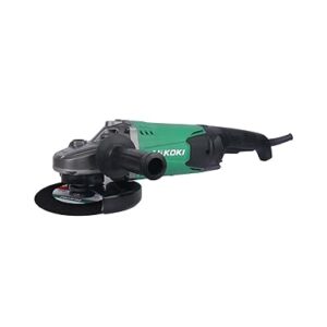 HIKOKI G18STS8Z- Corded 180mm Large Angle Grinder with 2000 Watts Powerful Motar For More Comfort And Control, 8500 RPM, Renewed Design And Switch, 4.9 Kg, with Side Handle, Wrench Included