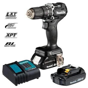 MAKITA DHP487YX2B Cordless Impact Drill Driver 18V Brushless 13mm