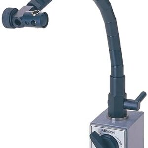 Mitutoyo 7012-10, Magnetic Base, Flexible Post, For 3/8″ and 6mm/8mm Stems, On/Off Switch, 132 Lbf Magnetic Pull