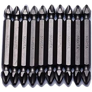 Makita Double Ended Screw Bit Pack of 10 Bits