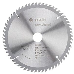 Bosch Professional Circular Saw Blade For Wood 7” / 184Mm Dia, 25.4Mm Bore, 60 Teeth, Pack Of 1