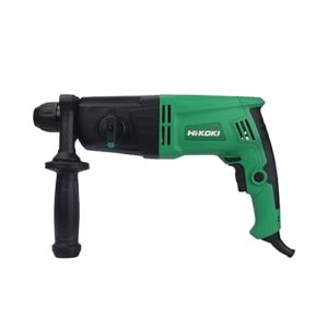 HIKOKI DH22PBSS9Z - Rotary Hammer Drill Machine 820W, SDS-Plus Chuck, 2 Mode For Concrete, Metal & Wood, 0-1100 RPM, 4400ipm, 2.2J, With 1 Push Bit Mounting and Low Vibration Handle Feature, 2.8 Kg