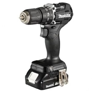 MAKITA DHP487YX2B Cordless Impact Drill Driver 18V Brushless 13mm 40N·m Torque, with a Charger and 2X 1.5Ah battery