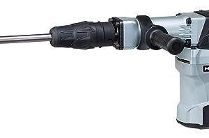 HIKOKI H60MCSAZ- Demolition Hammer with SDS Max Bit Shank, 1250W Powerful Motor, 1600ipm, 11.3 Kg, Bull Point, Side Handle, Carrying Case Included