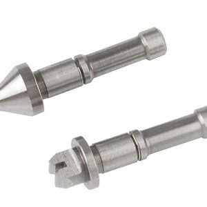 Mitutoyo 126-803, Anvil/Spindle Screw Thread Micrometer Tip Set, 60 Deg. Threads, 14-24 TPI/1-1.75mm
