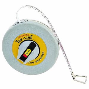 FREEMANS Steel Top Line 30 m Measuring Tape (Grey)