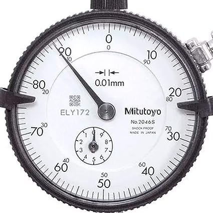 Mitutoyo 2046S, 0.01mm X 10mm Dial Indicator, 0-100, Lug Back, Series 2, 8mm Stem - Image 4