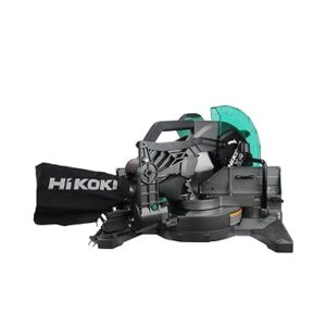 HIKOKI C12FDHBS9Z 1520W 12″, D-Handle Corded Electric Compound Mitre Saw With Extra Base For Great Support, 20 Kg