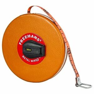 FREEMANS MT30 Metal Wire Top Line Measuring Tape – 30m