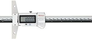 Mitutoyo 571-213-10, Digimatic Depth Gage, 0-12″ X .0005″/0.01mm, With Output, -0.0015″ Accuracy