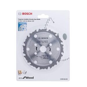 Bosch Professional Circular Saw Blade For Wood 5”/ 125mm Dia, 20mm Bore, 12 Teeth, Pack Of 1