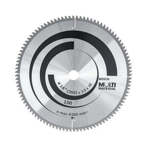 Bosch Professional Circular Saw Blade For Aluminium And Other Non Ferrous Material, 14″/355Mm Dia, 30Mm Bore, 100 Teeth, Pack of 1