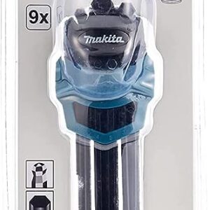 Makita B-65894 9 Piece Hex Key Wrench Set Black