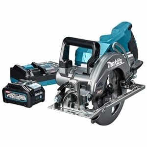 MAKITA RS001GM101 40V Brushless Cordless 185mm Circular Saw With 40V Charger and 2x BL4040 4Ah Battery