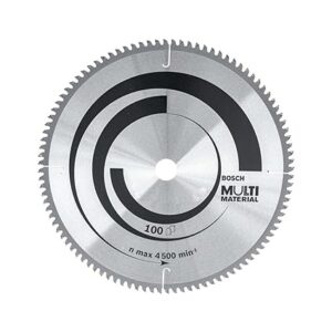 Bosch Professional Circular saw blade for Multimaterial/Aluminium 254mm dia 25.4mm bore 100 Teeth, Grey