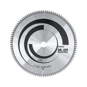 Bosch Professional Circular saw blade for Multimaterial/Aluminium 254mm dia 25.4mm bore 100 Teeth, Grey