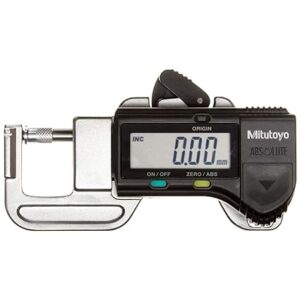 Mitutoyo 700-118-30 Digital Micrometer, Quick-Mini 0-.5″/0-12.7mm