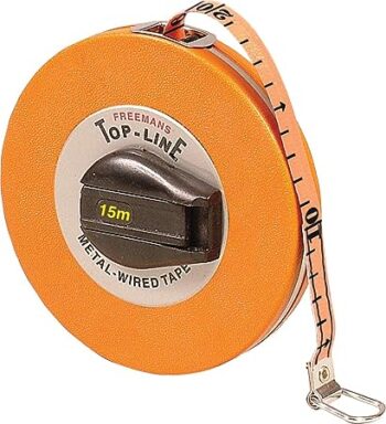 FREEMANS MT15 Metal Wire Top Line 15m Measuring Tape - KROST