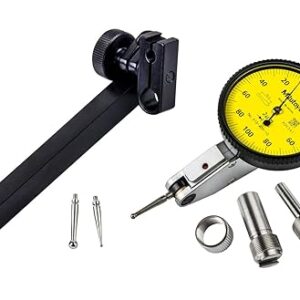 Mitutoyo 513-405-10T DIAL TI, Full, STD 0.2 mm, 1 μm Accuracy, 0.002 mm, Yellow