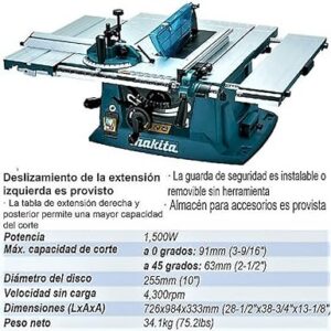 Makita Corded Electric Table Saw