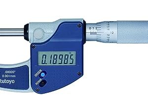 Mitutoyo 293-831-30CAL Digimatic Micrometer with Calibration, MDC-LITE, 0-1″, R