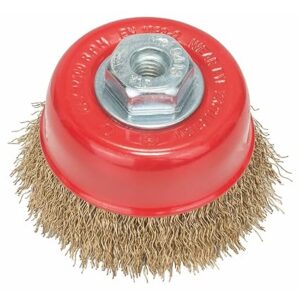Bosch Professional Wire Brushes With M10 Bore Suitable For With 4 Inch Grinder,Pack Of 1