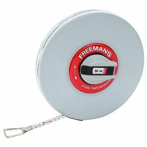 FREEMANS SW30 Steel Leatherette 30 m:13 mm Measuring Tape