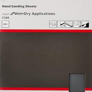 Bosch Professional Hand Sanding Sheet For Automotive, 230 X 280 mm, Grit 120, Pack of 100