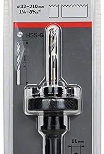 Bosch Professional Holesaw Adaptor with Pilot Drill Bit, from 32 Mm to 210 Mm Diameter