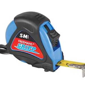FREEMANS Gripp 5 m 19 mm Measuring Tape (Blue)
