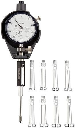Mitutoyo 526-127 Dial Bore Gauge for Extra Small Holes, 10-18mm Range, 0.01mm Graduation, -0.004mm Accuracy