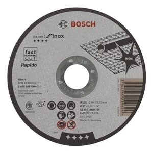 Bosch 2608600549 Cutting Discs, Expert for Inox-125mm (Pack of 25)